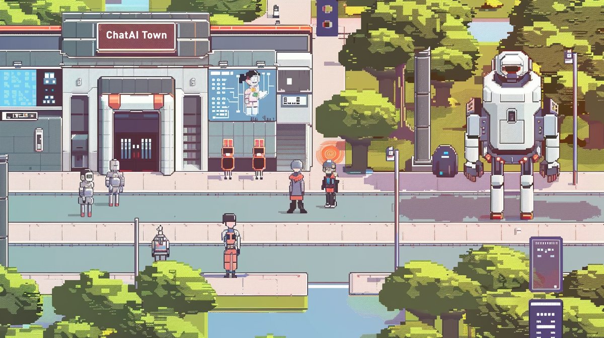 _ChatAI_'s tweet image. CHATAI is set to debut across multiple exchanges.
Simultaneously, leveraging Stanford's AI gaming models and OpenAI's algorithmic frameworks, CHATAI introduces its inaugural AI game - ChatAI Town. 

🚀A massive airdrop of 1,250,000 CHAT TOKENS 🚀

Link:  t.me/CHATAI_Informa…