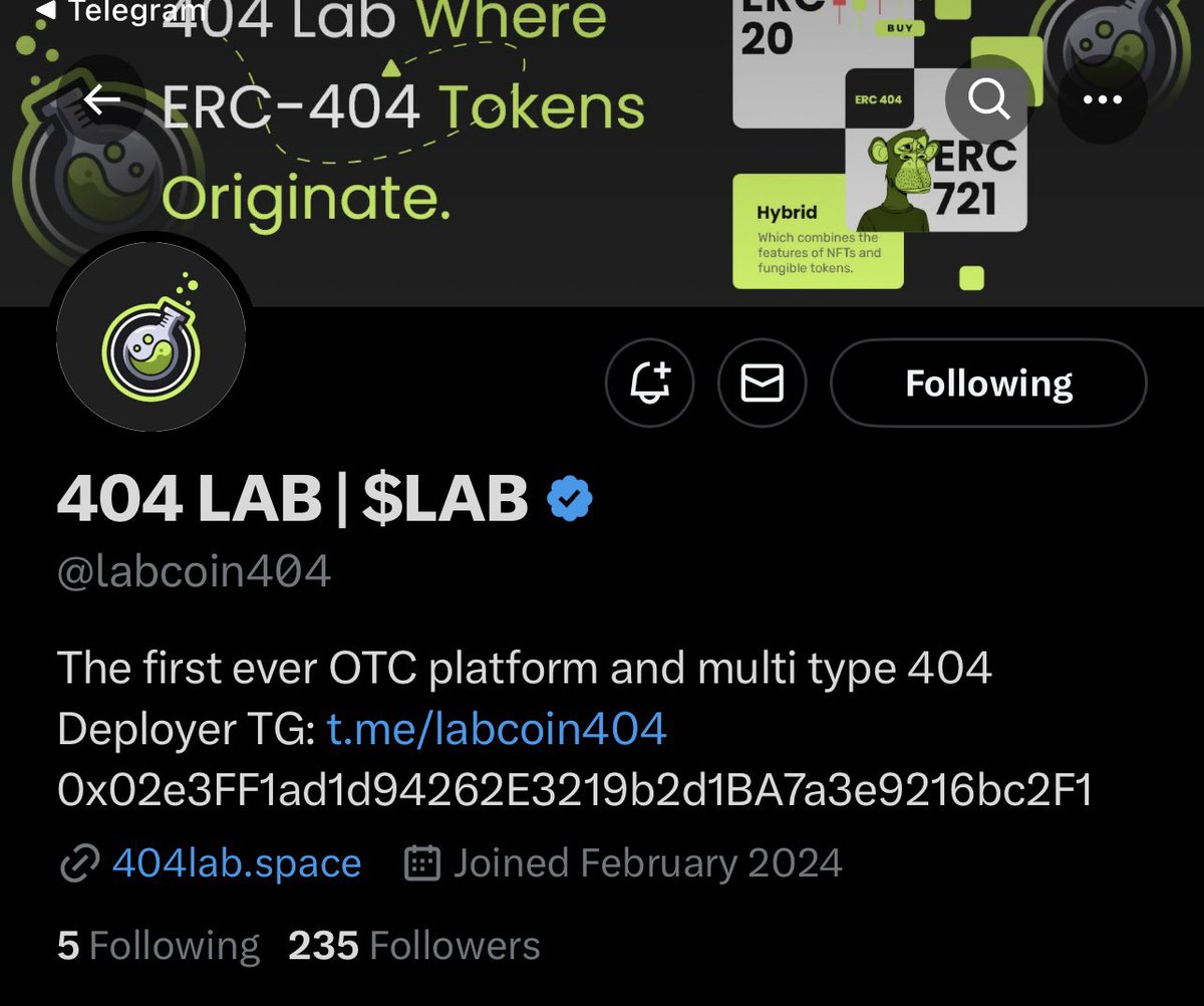 1yr_x's tweet photo. The devs are literally cooking in the lab 🧪
#404lab @labcoin404 $lab #lab404 #erc404 #dn404 #ercx https://t.co/pAOSIeipw9