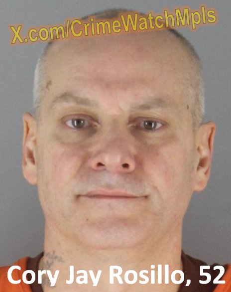 CrimeWatchMpls's tweet photo. Chronic offender Cory Jay Rosillo of Mankato, who has at least 36 prior convictions including 13 felonies, has been arrested by Golden Valley PD on probable cause burglary and several warrants in multiple counties. 
Priors: Theft, burglary, mail theft
#3StrikesMN
#MNLEG #MNSEN https://t.co/aKEw0nMt1p