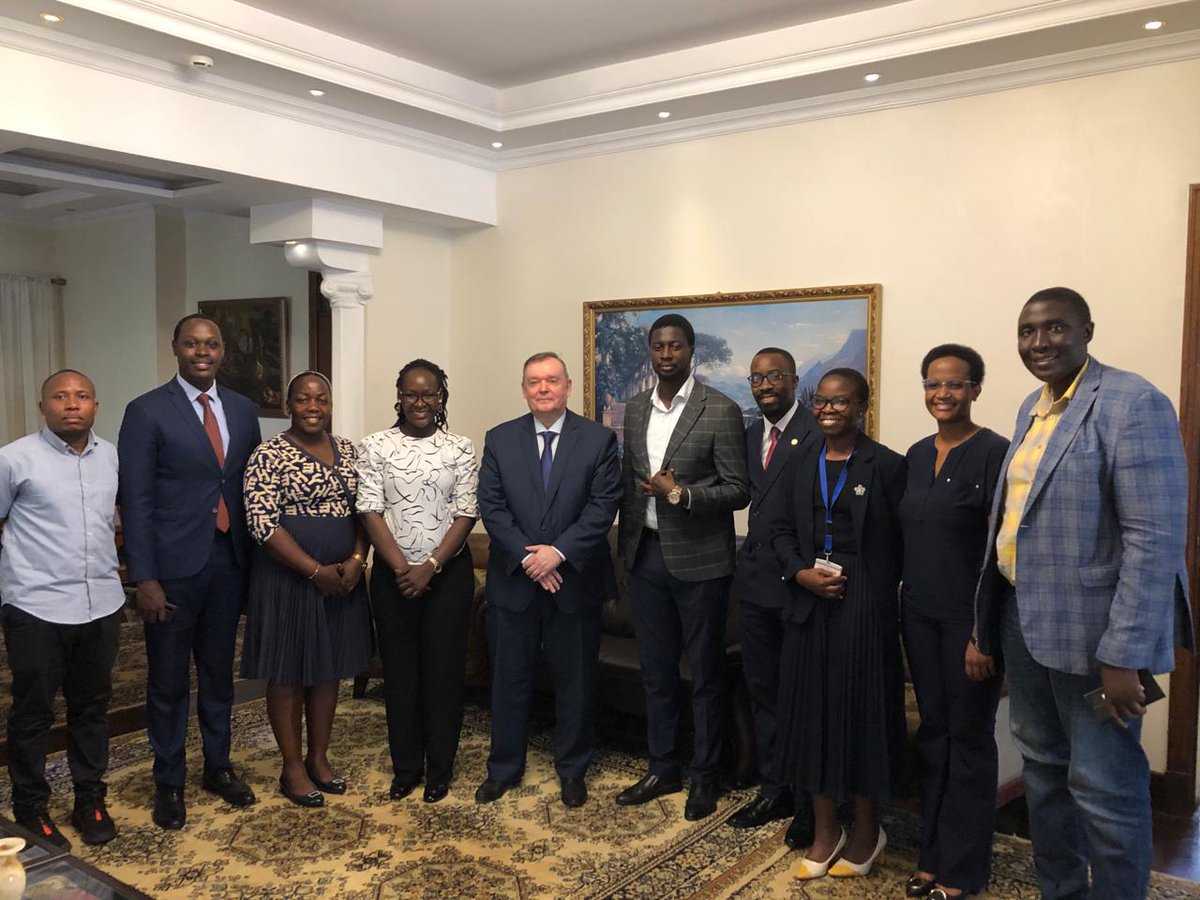 🇷🇺 🇺🇬 On February 22, Ambassador Vladlen Semivolos held a meeting with representatives of Uganda Organizing Committee of the World Youth Festival.