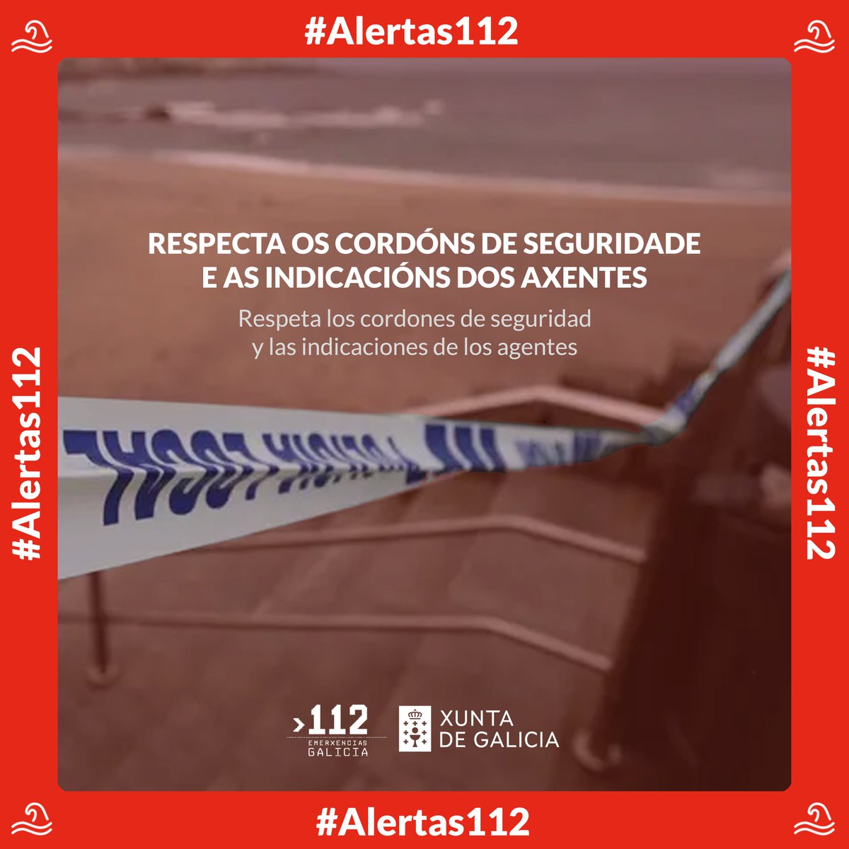 112Galicia's tweet photo. #Alertas112 🔴🌊
Alerta🔴 en toda a costa galega con ventos moi fortes e ondas de ata nove metros.

➡️ A partir deste mediodía no litoral de Lugo e no Noroeste e Oeste da Coruña.
➡️ A partir da madrugada no Suroeste da Coruña e na costa pontevedresa.

🚨👉 https://t.co/yydfkoiq46 https://t.co/nr9t8zeqMc