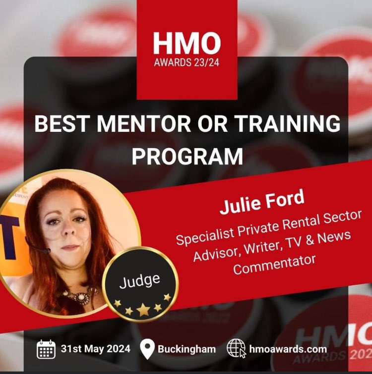 I am honored to be asked back to judge Best mentor or training programme for HMO Awards 23/24 
hmoawards.com/categories  
There is still time to apply Application DEADLINE is Friday Midnight 23rd February
Not a nominee? That’s ok, hmoawards.com
#hmoawards