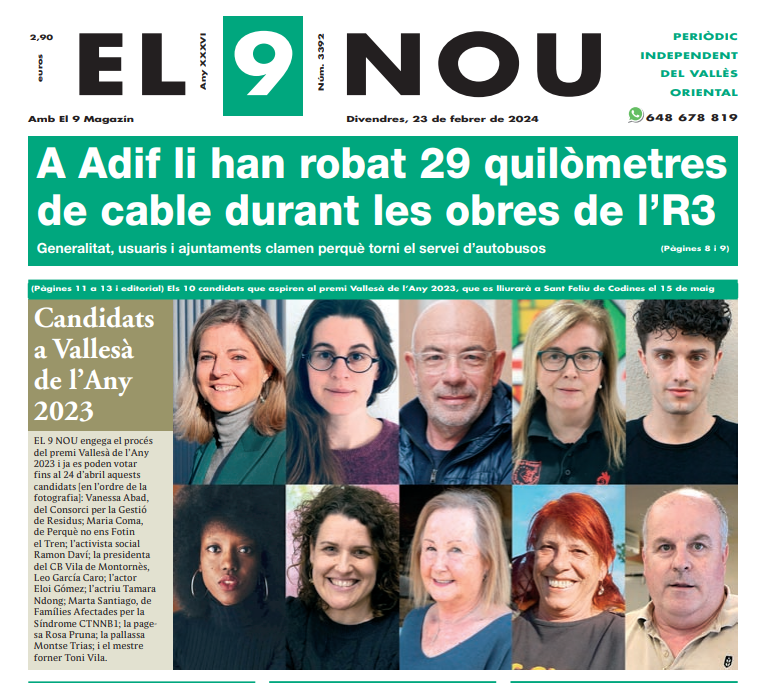 cresidusvo's tweet photo. @vabadc directora de l'Area de Tractament del @cresidusvo entre les 10 persones que opten aquest any al premi Vallesà de l'Any 2023 @el9nou_vor, que distingeix una persona del Vallès Orienta que hagi destacat al llarg del 2023 en algún àmbit. #economiacircular #biogas #biometa https://t.co/83kAou62in