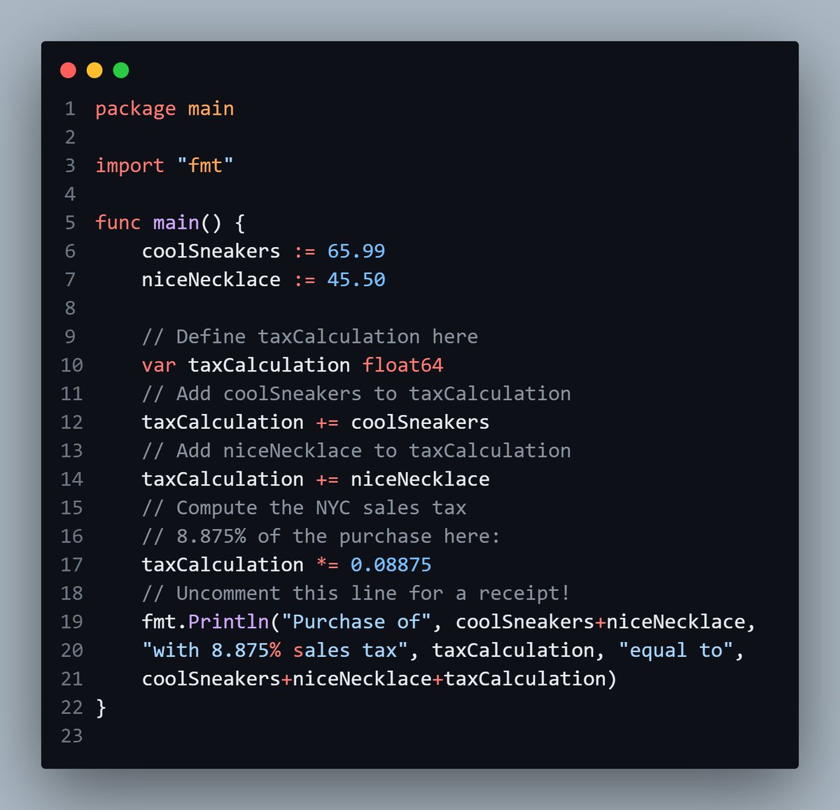 ugurcanuznkaya's tweet image. 🔄 In #GoLang, updating variables is a breeze with shorthand operators like `+=` & `*=`! Keep your code sleek and your calculations spot-on. 🎯 #EfficientCoding #GoTips #Codecademy