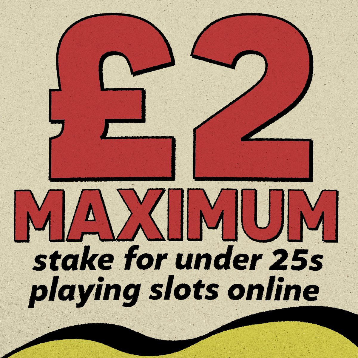 DCMS's tweet photo. NEWS: We are introducing stake limits for online slot games to protect more people from gambling harms

Online slots are one of the most addictive forms of gambling, but unlike casinos there was no limit on what could be lost on a spin until now

Read more 👇