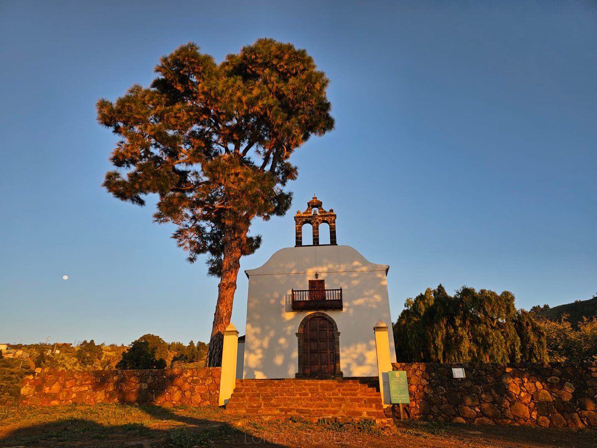 Buenos días desde el antiguo Templo de San Mauro Abad, #Puntagorda.🍃 #EncantoRural #LaPalma ✨ [📸 Loreya Rodríguez]