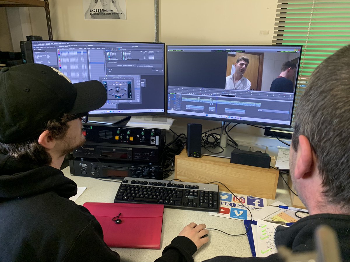 DCFilmMedia's tweet photo. DFEi #Film &amp; #Television Students editing short Drama films on #avidmediacomposer in @dfei_ireland this week. Applications now open at https://t.co/Upp4xrtbjF #lastcallshortfilm #doubledateshortfilm #courses #QQi #filmediting https://t.co/sIxdq2xlou