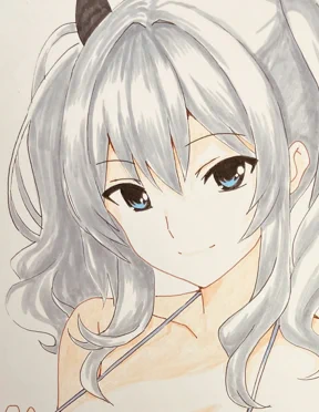 ひっさしぶりに鹿島を描いた～あっ…影一か所入れ忘れてる 