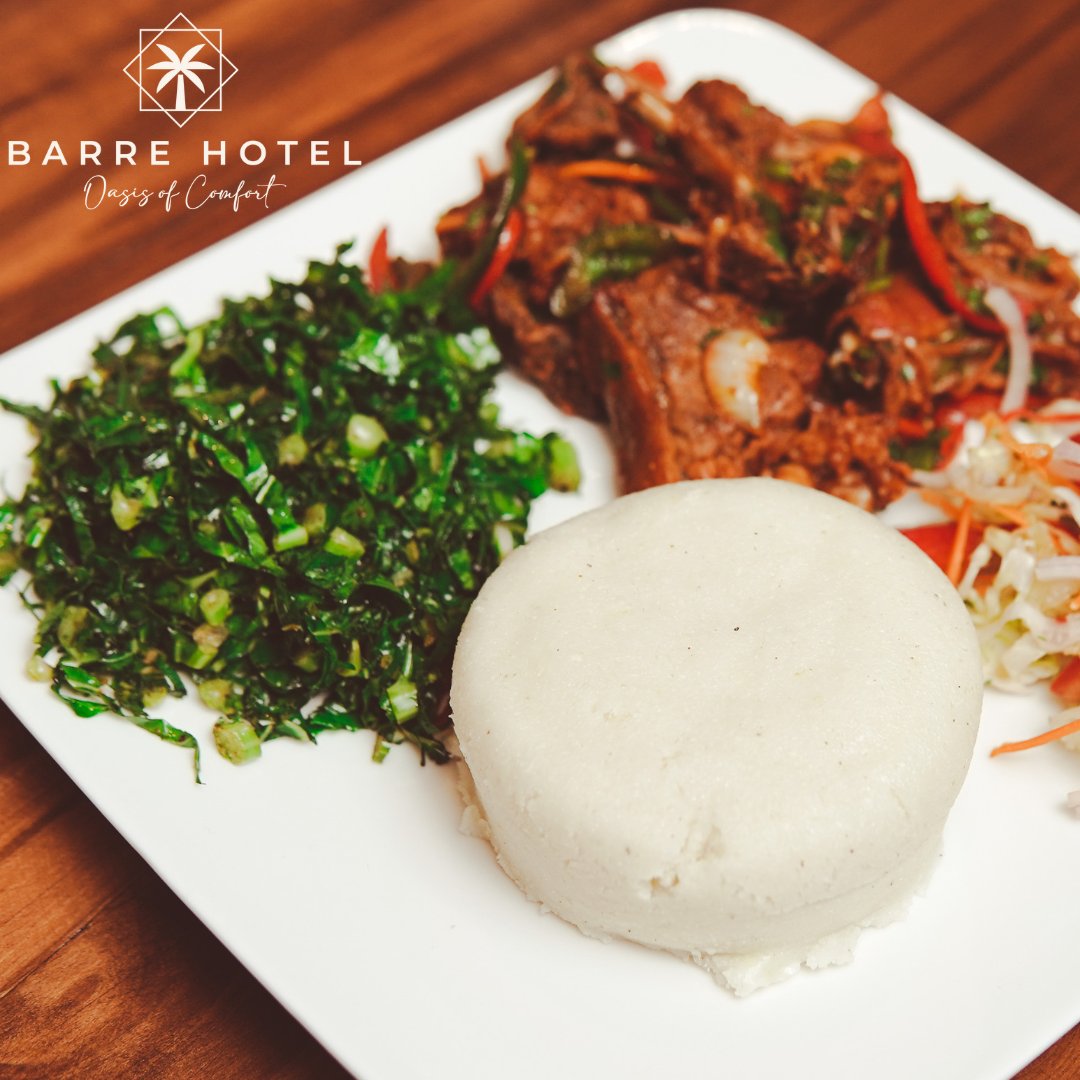 BarreHotel's tweet photo. Join us at Barre Hotel and savor the flavors of home.
It's Friday, and you know what that means?  
Ugali nyama and mboga all weekend long at Barre Hotel!
We are waiting to welcome you lovelies!

#WeekendTreats #NairobiFoodies #WeekendVibes #BarreHotel #AROSTO https://t.co/gnPmn5IUUQ