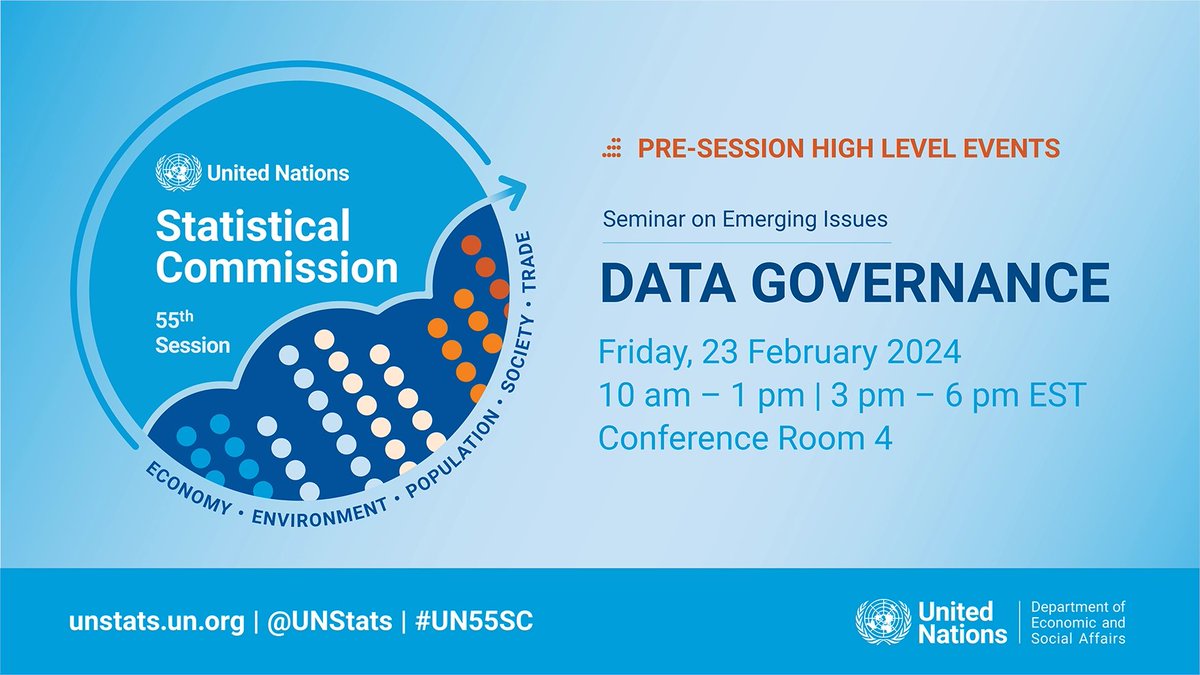 Excited to speak in this Friday seminar on data governance today at the #UN55SC #UNStats. I will highlight the key role #citizenscience & #citizengenerateddata can play in building a trusted global data governance framework ⬇️ unstats.un.org/UNSDWebsite/ev… @IIASAVienna @CitSciGlobal