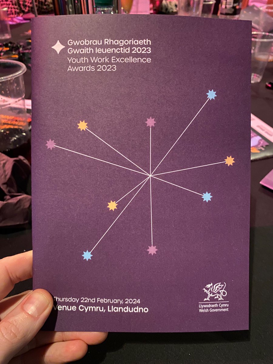 It was a special evening at the #youthworkawards23 celebrating the best of Welsh youth work. Taith is proud to support a sector full of such passion, dedication and diversity #taith @CWVYS @Addysg_Cymraeg