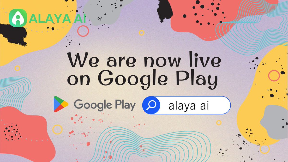 🛰What's up Google Play! Alaya is now live on Google Play. Get your Alaya app on Google Play and start your AI training journey right now! Use this link below to download Alaya app👇 play.google.com/store/apps/det…