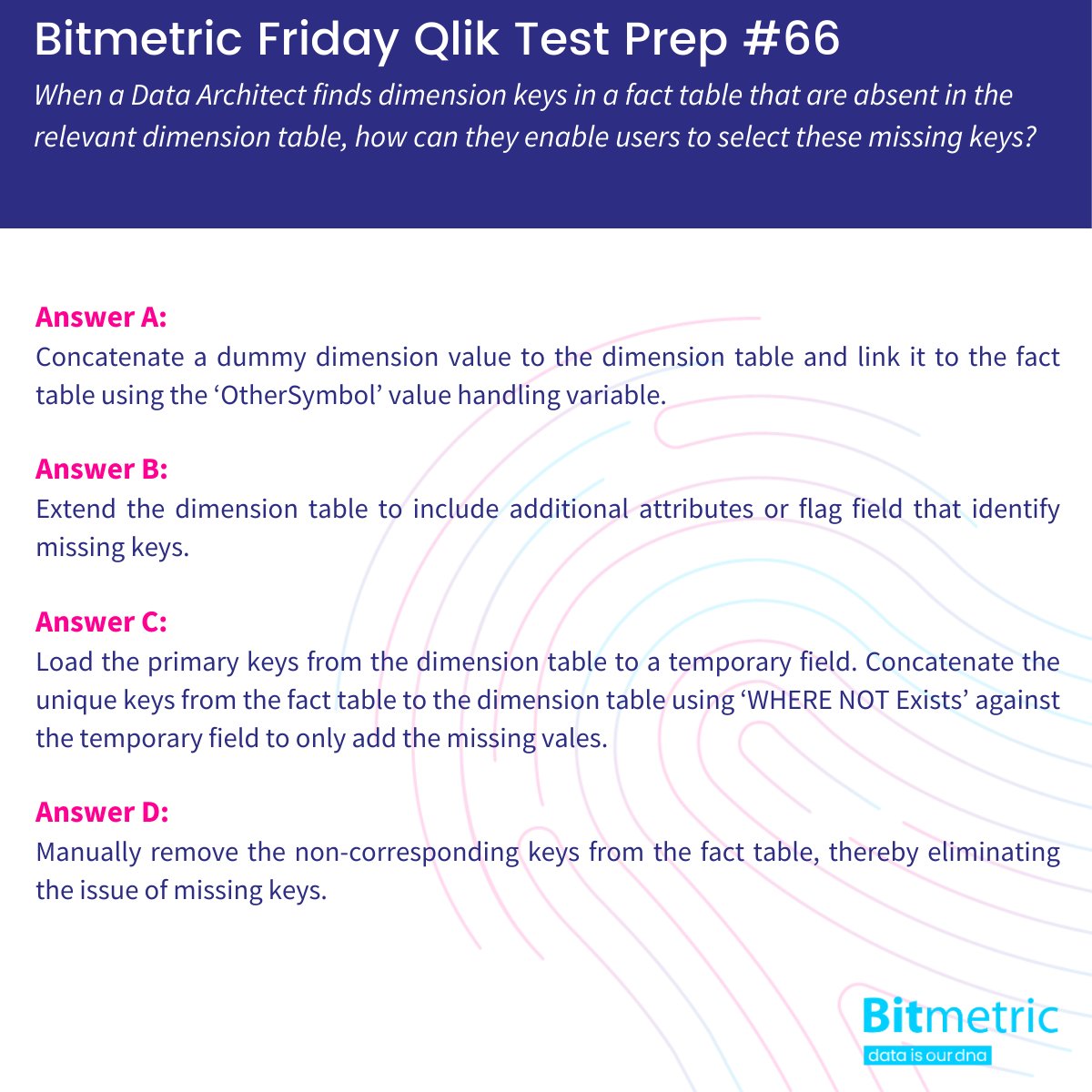 Another Friday, another round of 𝗙𝗿𝗶𝗱𝗮𝘆 𝗤𝗹𝗶𝗸 𝗧𝗲𝘀𝘁 𝗣𝗿𝗲𝗽 📝! This time we want to know about 𝗤𝗹𝗶𝗸 𝗔𝗽𝗽𝗹𝗶𝗰𝗮𝘁𝗶𝗼𝗻 𝗔𝘂𝘁𝗼𝗺𝗮𝘁𝗶𝗼𝗻. Do you know the answer?

linkedin.com/feed/update/ur…

#fqtp #qlik #testprep #quiz #automation