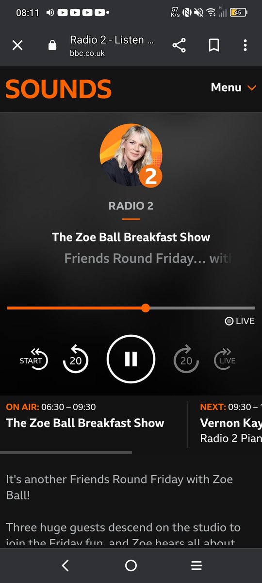 Loving Friends Round Friday! Such a great way to start the morning.

#keeleyhawes @ZoeTheBall @BBCRadio2 #joshwiddicombe #michaelmcintyre #radio2 #zoeball #FriendsRoundFriday