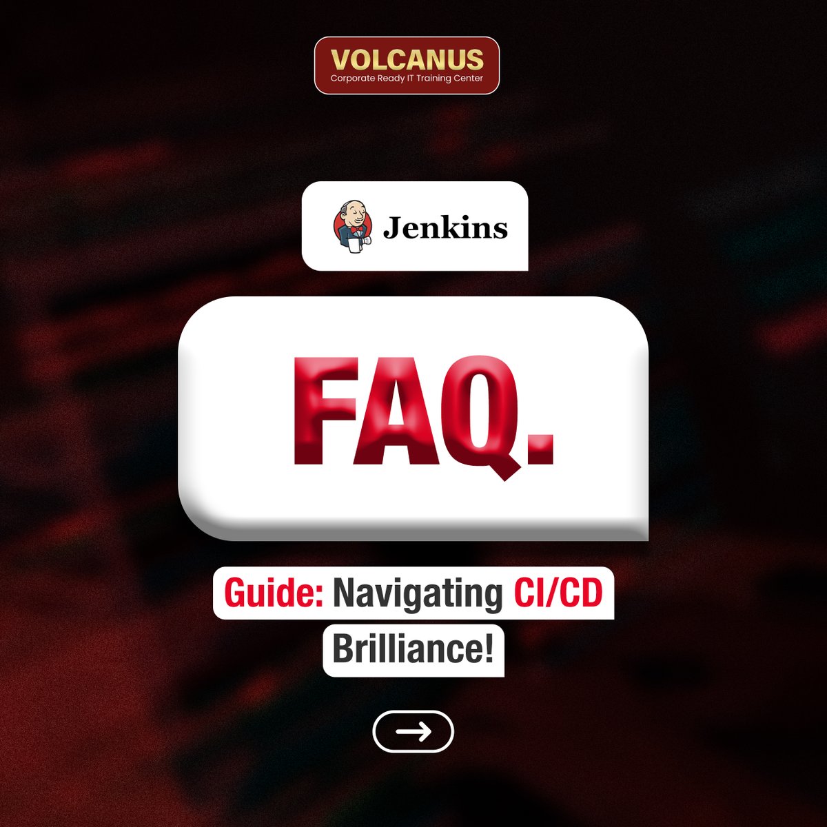 VolcanusAcademy's tweet image. "Unlock the power of Jenkins with our quick FAQs! From its open-source magic to versatile pipeline mastery, we've got your questions covered. Dive into CI/CD brilliance today!
#JenkinsFAQs #DevOpsSimplified #CI_CD #TechInnovation #AutomationMagic #JenkinsMastery