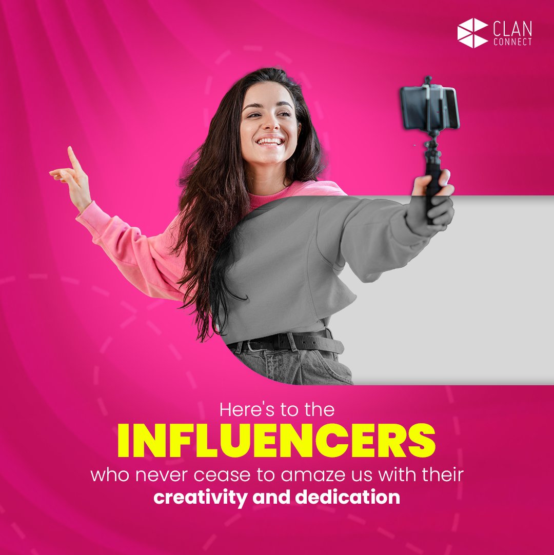 Hats off to the influencers who bring their A-game day in and day out! Keep spreading joy and inspiration!
.
.
.
.

#ClanConnect #Appreciation #ContentCreator #InfluencerMarketing #Joy