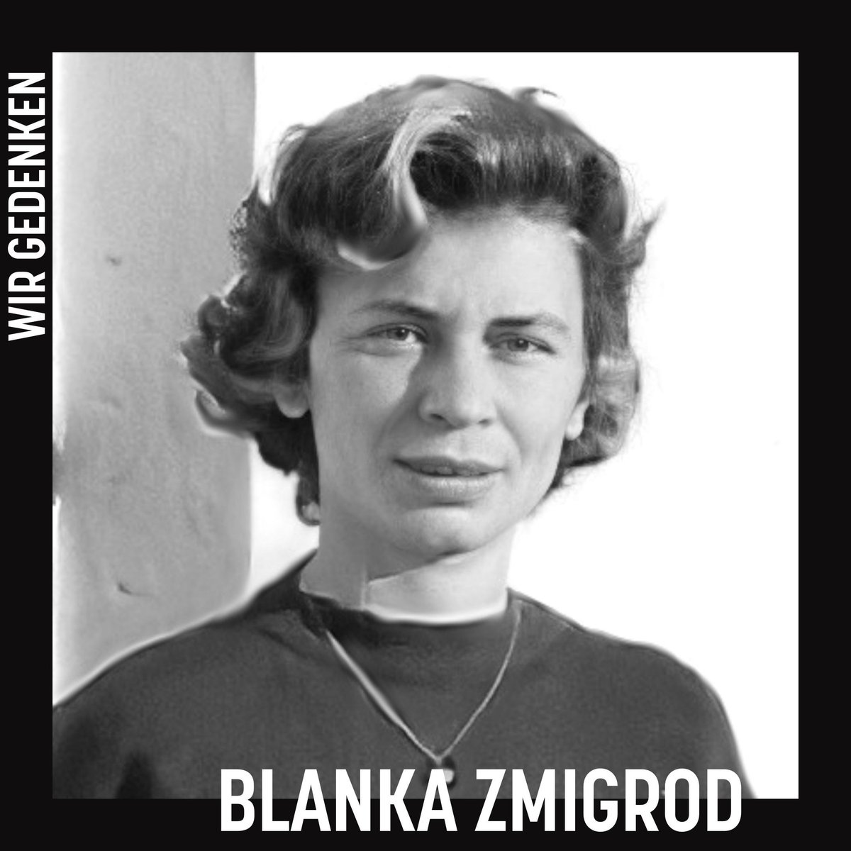 Heute gedenken wir Blanka Zmigrod. Vor 32 Jahren, am 23. Februar 1992, wurde die Shoa-Überlebende auf dem Nachhauseweg im Frankfurter Westend an der Kreuzung Kettenhofweg/Niedenau von einem schwedischen Rechtsterroristen ermordet. #KeinVergessen