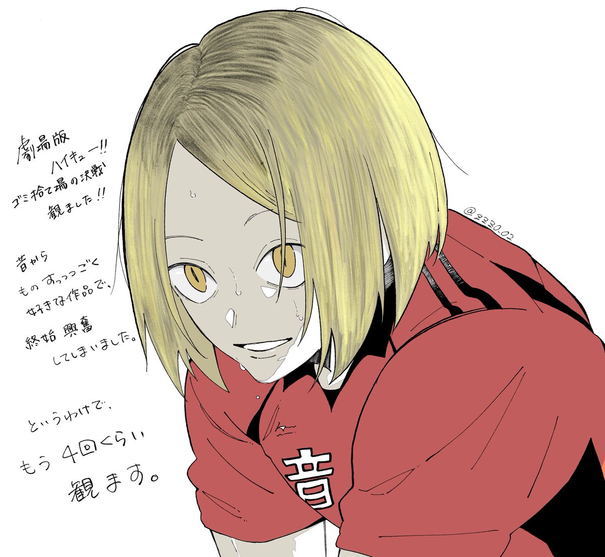 ハイキュー観た後の興奮が収まりきらなかった。