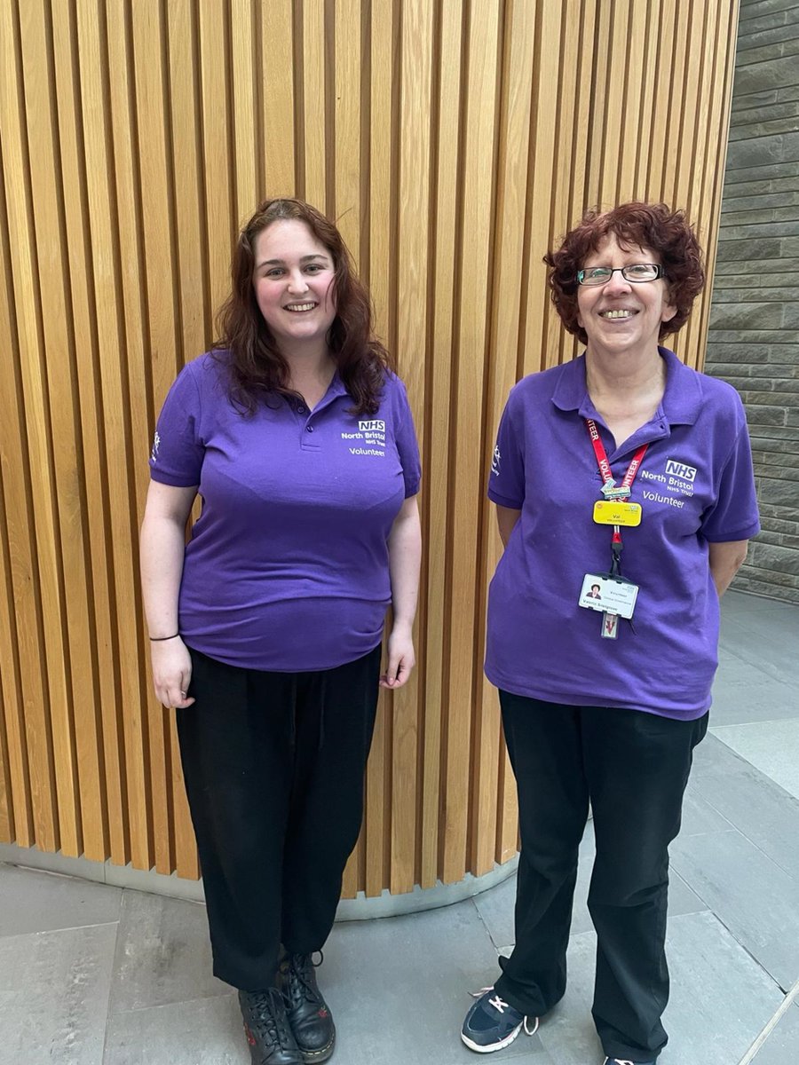 A warm welcome to our newest Patient Feedback Volunteer Lauren and thank you to Val for supporting. Hope you have a lovely time collecting feedback from patients. Find out more about volunteering: Patient Feedback Volunteer | North Bristol NHS Trust (nbt.nhs.uk)