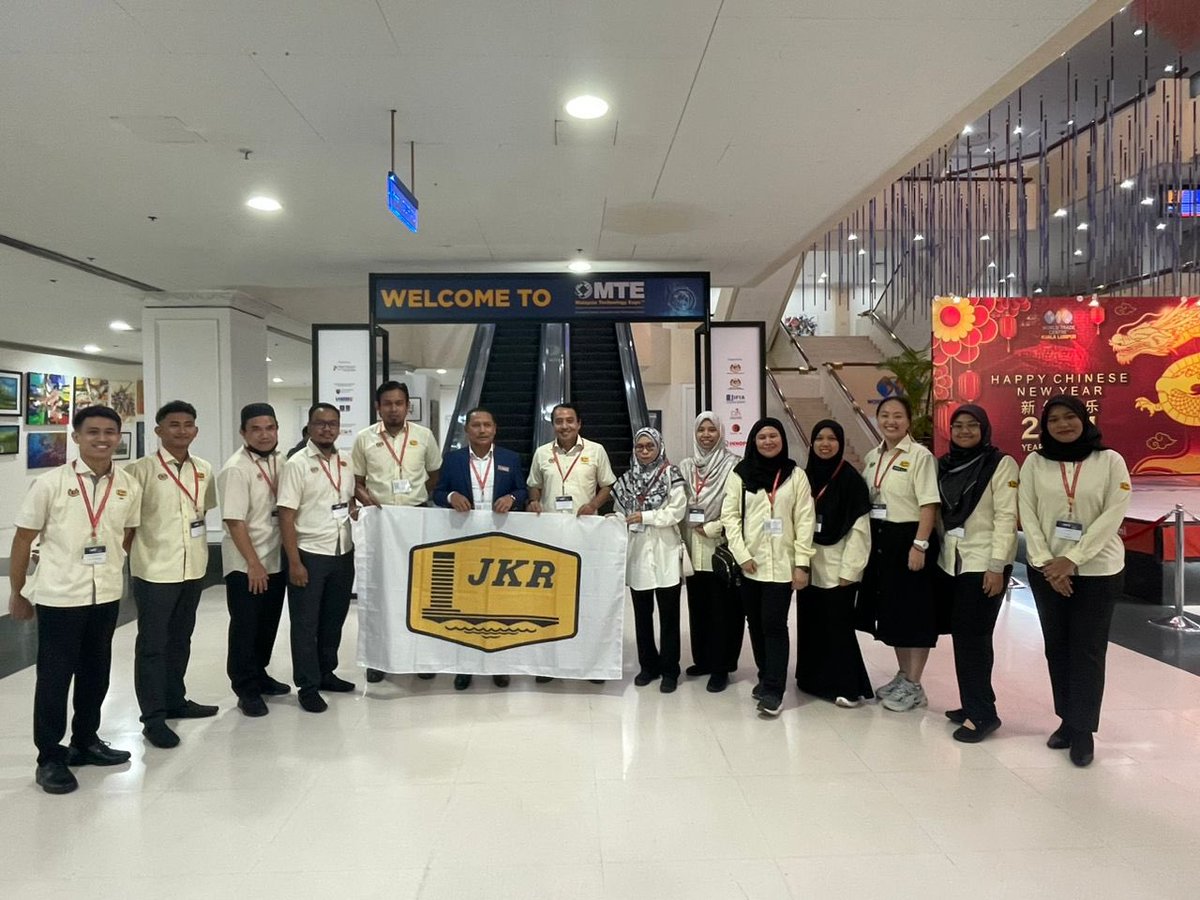 23 Februari 2024 (Jumaat) - Cawangan Jalan telah memasuki pertandingan inovasi di Malaysia Technology Expo 2024 dengan menghasilkan FLEXI REVIVE.

Bertempat di Dewan Tun Razak, Aras 3, World Trade Centre (WTC) Kuala Lumpur. Tahniah diucapkan dan semoga terus sukses dalam