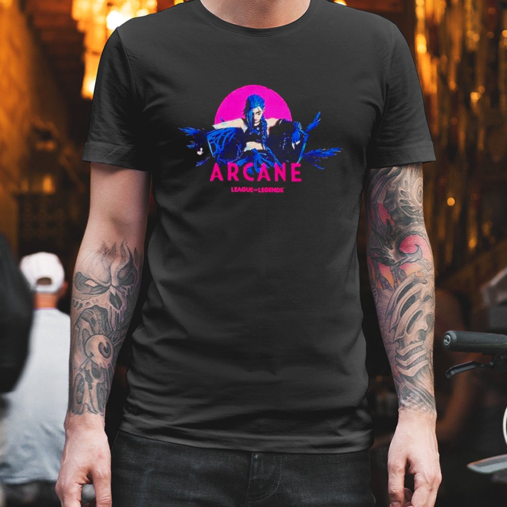 Jinx T-shirt, LOL Shirt, League of Legends Jinx Shirt, Arcane Jinx