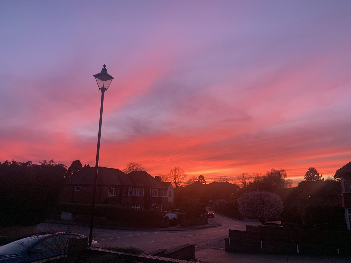 Red sky at night……. 🌆