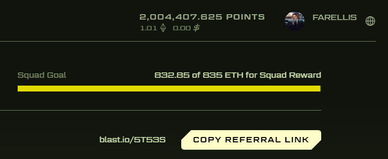 🎁Giveaway 🎁
250$ minimum

Ca parle énormément de @Blast_L2 sur X et comme vous le savez j'y suis depuis le premier jour et on peut dire que j'ai eu énormément de chance. 

J'aimerai vous proposer 1% de ce que je vais toucher ! Etant donné qu'on ne connait pas le montant, je