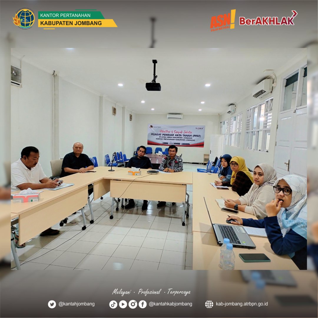 Kantor Pertanahan Kabupaten Jombang tweet media