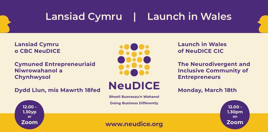 Neu_DICE's tweet image. Mid Wales #Neurodivergent  business owners/freelancers/self-employed:

We need you! To be more precise, we need someone from ##Ceredigion and someone from Powys who would like 30 seconds of fame in a video about the diversity of neurodivergent entrepreneurship around Wales.