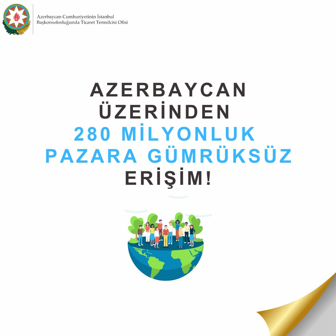 ticaritemsilci's tweet photo. 280 MİLYONLUK PAZARA GÜMRÜKSÜZ ERİŞİM!

Bugünkü içeriğimizde Azerbaycan’ın serbest ticaret anlaşması yaptığı ülkeleri ve gümrüksüz ulaşabileceğiniz pazar hacmini sizlerle paylaşıyoruz. https://t.co/dHLDT8znoa