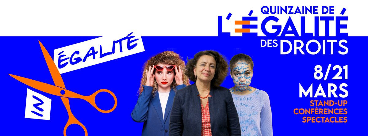 📅Du 8 au 21 mars, la Quinzaine de l’#égalité des #droits invite les #habitants à se #rassembler et s’#informer, via des #spectacles et #débats, autour de 3 thématiques : droits des #enfants, #IVG et le #handicap. ✊ 

Retrouvez le programme ICI📲 swll.to/wW7f8n.