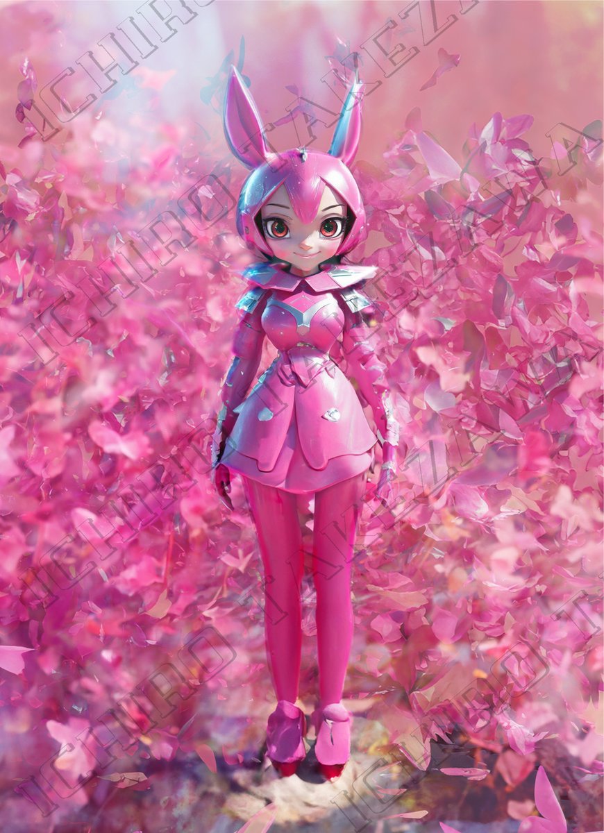 🟥#ピンクのウサギになった少女
The girl who became a pink rabbit.

#セワッピー #竹澤イチロー #紋別市 #紋別市立博物館 #まちなか芸術館 #沼津庄司美術館 #妖精 #セワポロロ #銀座三越 #札幌三越 #船橋東武 #クリオネ #カニの爪 #モン太 #流氷 #竹沢一郎