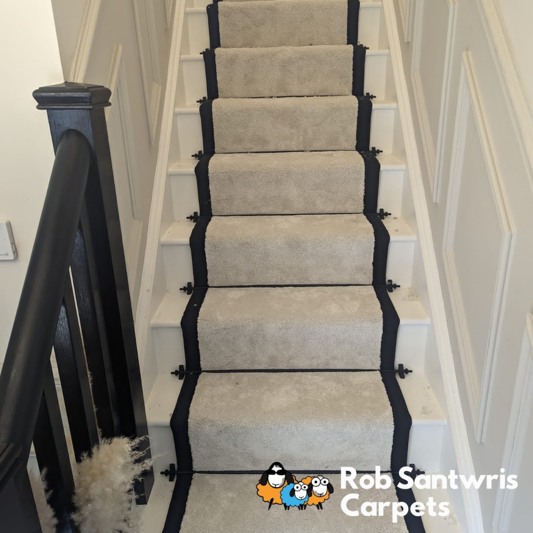 If you need some flooring inspiration, this is it! 😍✨ Free measure quote and GRIPPER! 💪 📲01633 253724 🌐robsantwriscarpets.co.uk #RobSantwrisCarpets #Carpet #Specialists #Transformation #FreeGripper