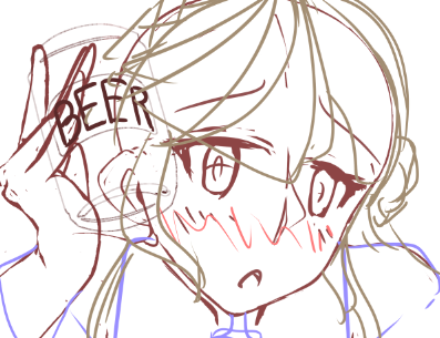 レンジャーの健全な飲酒絵描く 