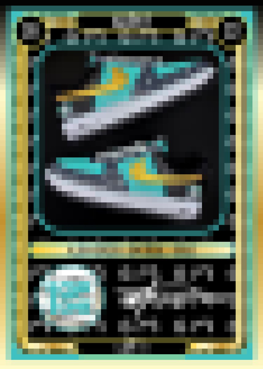 Fact: There are multiple NFT themed customs in Sneaker Cards Season 3 
Question: What project does this card represent?