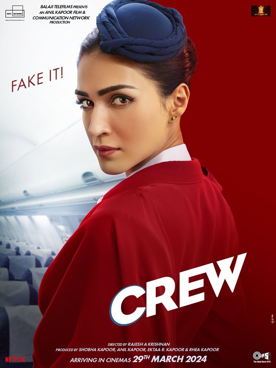 Here are the #FirstLook posters of #Crew ✈️
Stars Tabu, Kareena Kapoor Khan, Kriti Sanon
Directed by #RajeshKrishnan
Releasing: March 29, 2024

#Tabu #KareenaKapoorKhan #KritiSanon
@ektarkapoor @rheakapoor @balajimotionpic @Kritisanon #AKFCN #DiljitDosanjh #KapilSharma