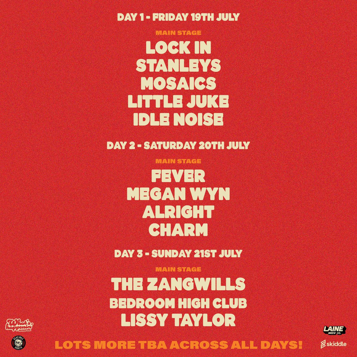 BIRMINGHAM! We're excited to announce we'll be playing the 'What's Happenin' Weekender' for @whconcerts_ at @DeadWaxDigbeth in July! Tickets are on sale now! ⚡️ linktr.ee/IdleNoise