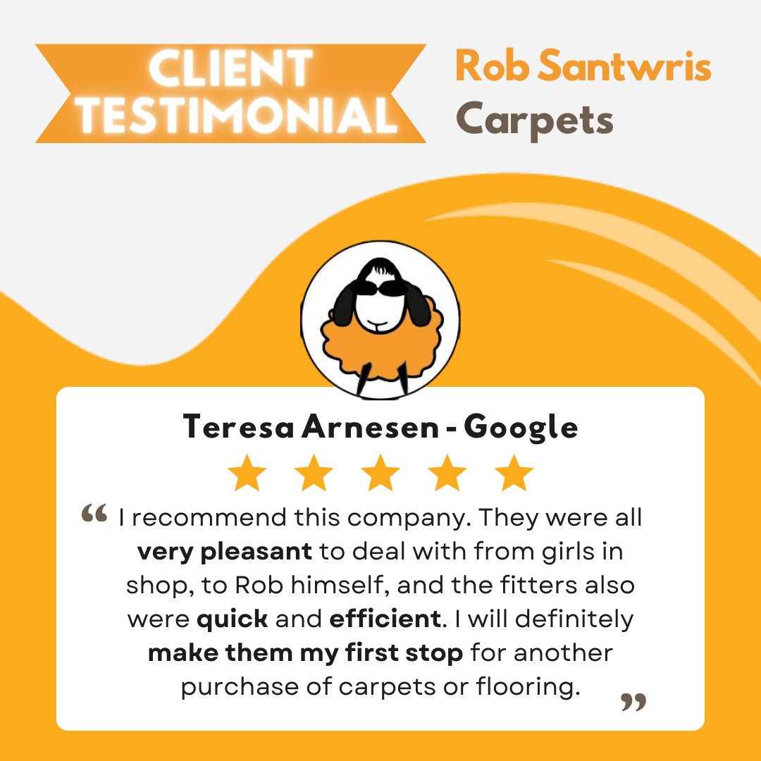 🌟 A Huge Thank You to Teresa for Her Wonderful Review! 🌟 Free measure quote and GRIPPER! 💪 📲01633 253724 🌐robsantwriscarpets.co.uk #RobSantwrisCarpets #CustomerAppreciation #ThankYou #PositiveReview #CustomerSatisfaction #FlooringSolutions #ProfessionalService
