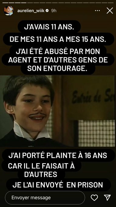 Le courage d'Aurelien Wiik

#MeTooGarçons 
#MeTooCinéma 

Le cinéma doit changer.
Les prédateurs doivent tomber.
Justice pour toustes les victimes de cette industrie, qui aura fonctionné comme un système crapuleux de destruction massive.

@Les_Cesar <a href="/datirachida/">Rachida Dati ن</a> <a href="/cnc/">cnc</a>