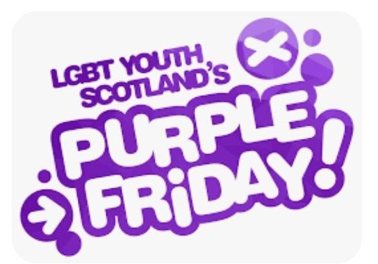 Looking forward to welcoming our parent/carers for our #purplefriday coffee morning and special assembly! @WHS_LGBT_ #LGBTyouthScotland @LGBTHM