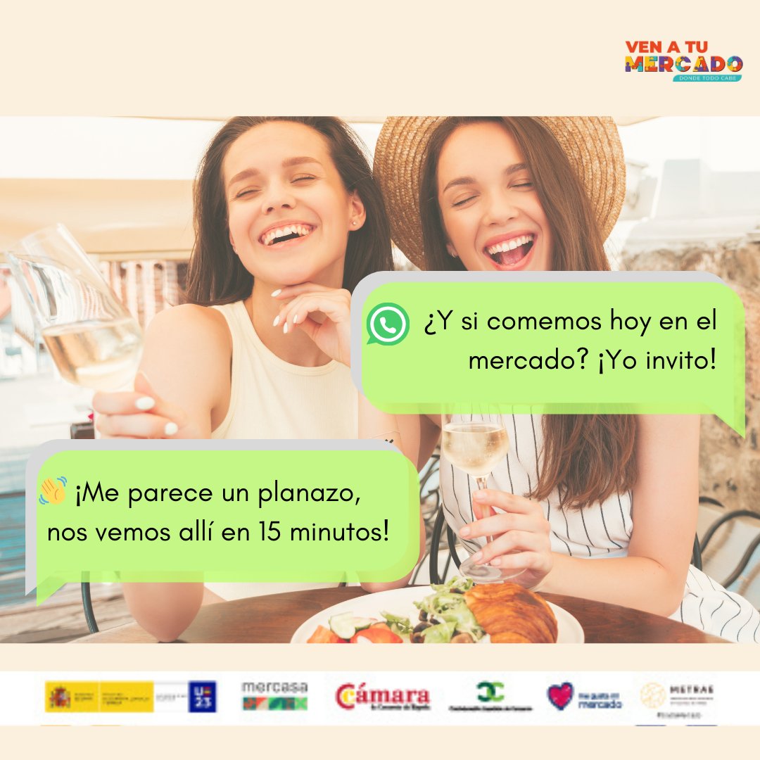 ❤️ En tu mercado disfrutarás de verdaderos paraísos culinarios, con puestos de restauración que ofrecen una gran diversidad de deliciosas y variadas recetas.

📍 #Venatumercado, donde todo cabe, y disfruta de un momento especial y único con quien tú elijas. ¡Os esperamos!