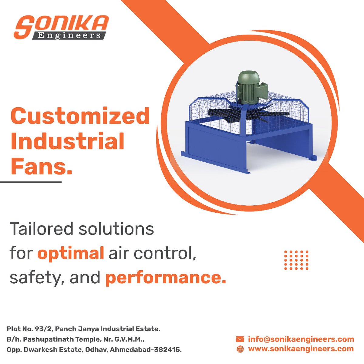 sonikaengineers's tweet photo. Custom Industrial Fans: Tailored solutions for optimal air control, safety, and performance.

🌐 https://t.co/HpvCLnwUd7

#SonikaEngineers #IndustrialFans #customizedfans #EngineeringSolutions #ventilationmasters #manufacturer #ahmedabad https://t.co/VFOmvCmOsE