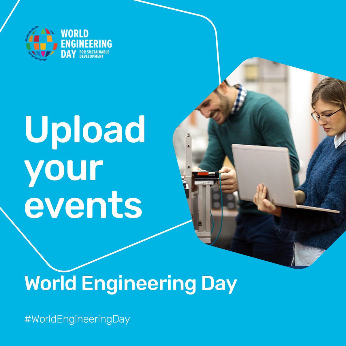 March 4th is #WorldEngineeringDay! 
It's time to start planning your events!
Upload your events at shorturl.at/u0579 and gain global awareness!  

World Engineering Day is celebrated worldwide and offers an opportunity to highlight #engineers &amp; #engineering achievements !