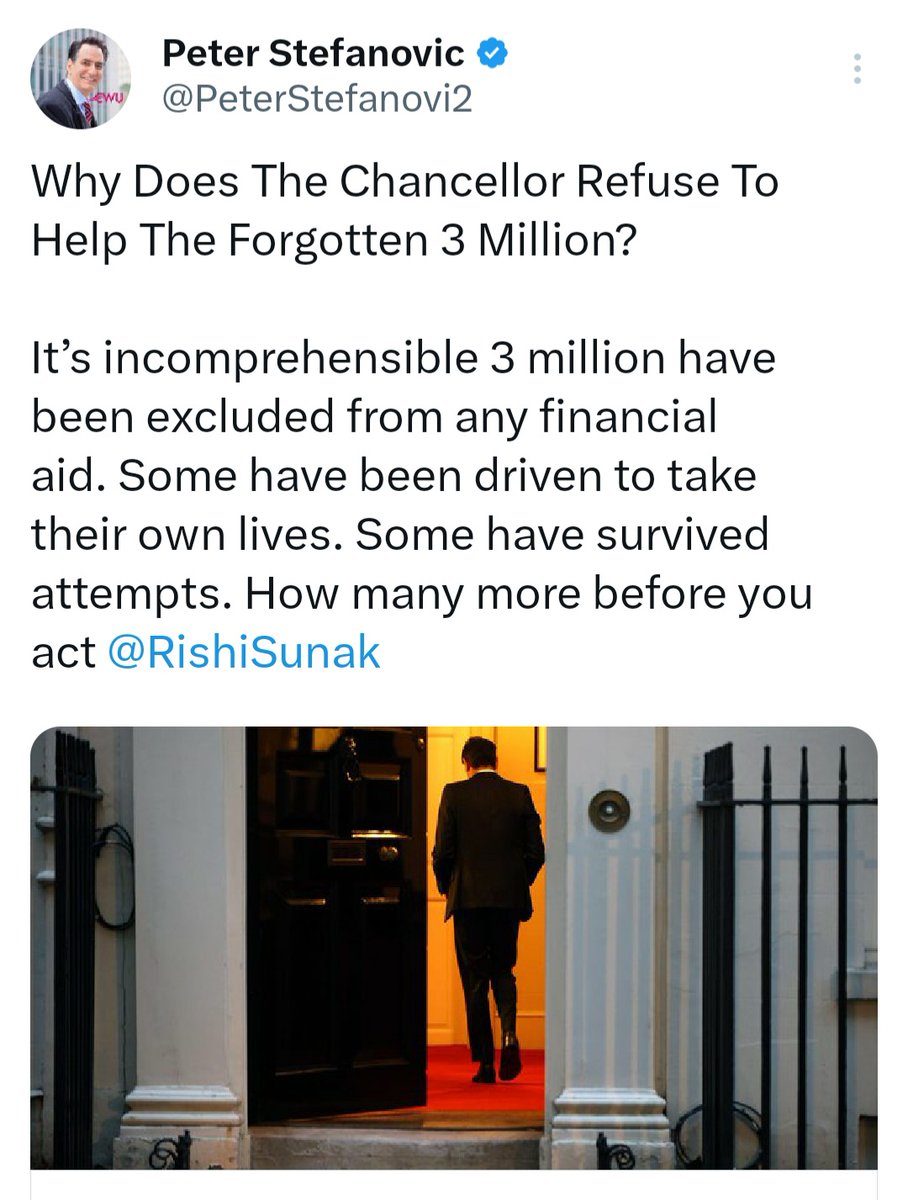 ExcludedFighter's tweet photo. @doctor_oxford @ITV @jed_mercurio @littlegemtv In the pandemic this Rishi Sunak Gov ignored 3 @CommonsTreasury reports, 273 cross-party MP'S + peers, Unions, think-tanks, MH and money charities, @Sacha_Lord @MartinSLewis @PeterStefanovi2 @wearethentia @JohnDCaudwell @thatginamiller for the #ExcludedUK 
https://t.co/i2gHi2lUrz https://t.co/FO5pkHjzSE