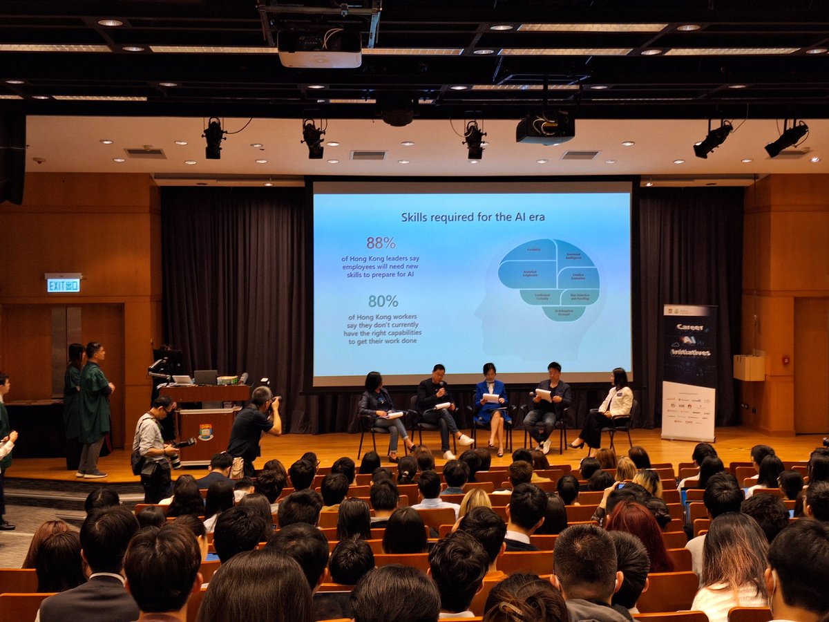 Katherine KW Lee (@katherinekwlee) on Twitter photo Big emphasis on students' and graduates' soft skills (especially interpersonal skills!) at the <a href="/HKUniversity/">The University of Hong Kong</a> Career #AI Initiatives panel discussion this morning! Big emphasis on students' and graduates' soft skills (especially interpersonal skills!) at the <a href="/HKUniversity/">The University of Hong Kong</a> Career #AI Initiatives panel discussion this morning!