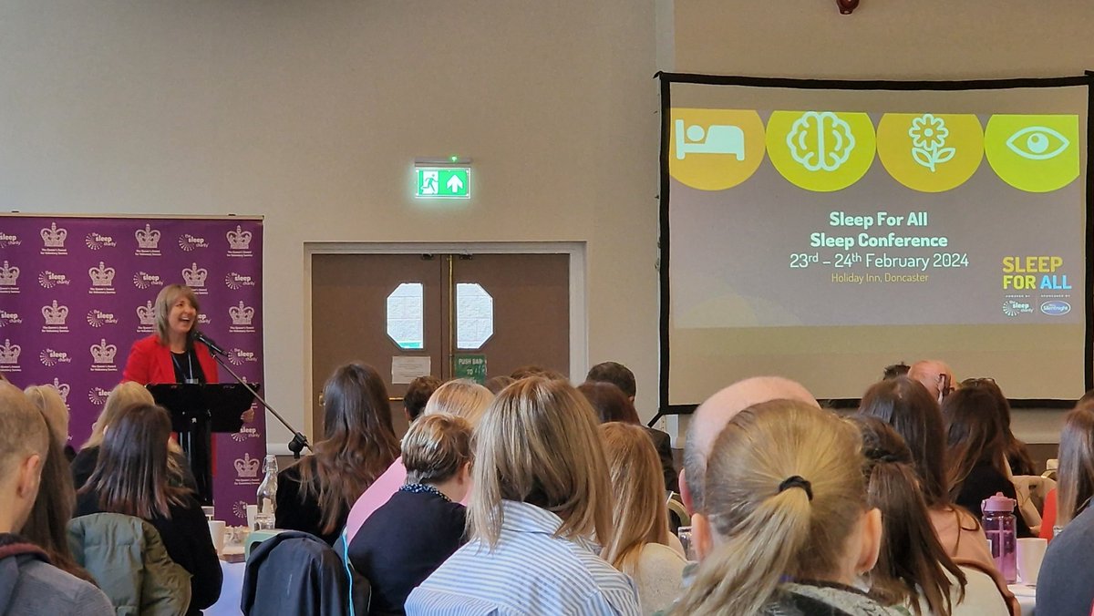 So exciting to be at @TheSleepCharity Sleep for All conference today!