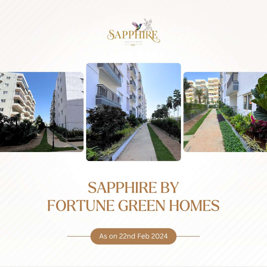 Happy to share the project progress with you all! ✨

#FortuneGreenHomes #Sapphire #2and3BHKApartments #Tellapur #PerfectLocation #DreamLifestyle #Hyderabad