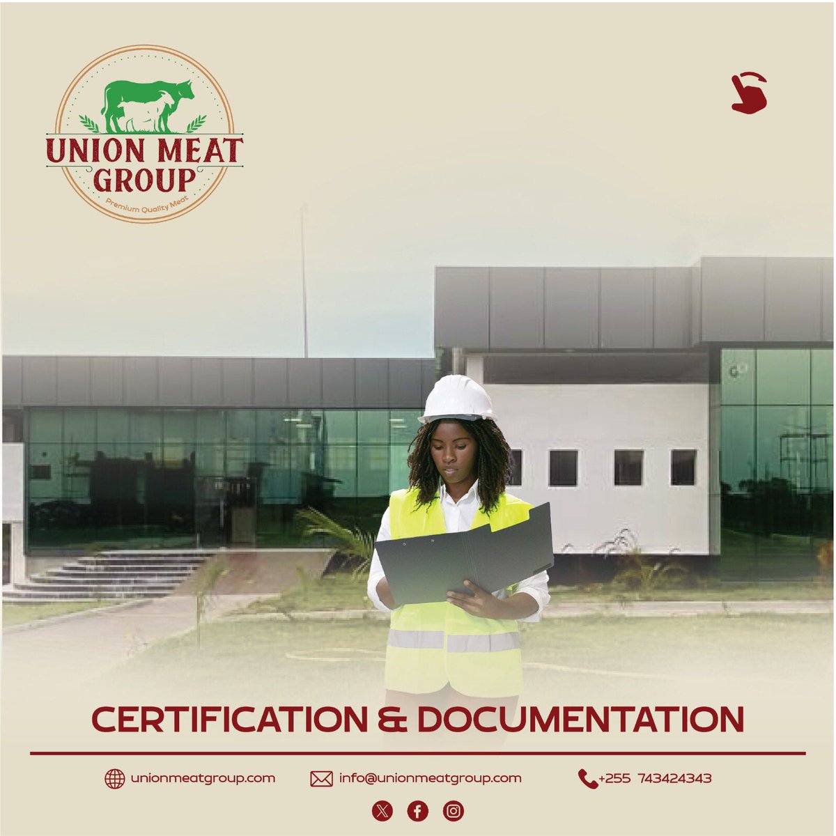 unionmeatgroup's tweet image. Elevate your global presence with Union Meat Group's comprehensive certification services! From quality assurance to hassle-free export processes, we're your trusted partner in navigating international markets.#UnionMeatGroup #UnionMeatAbattoir #CertificationServices