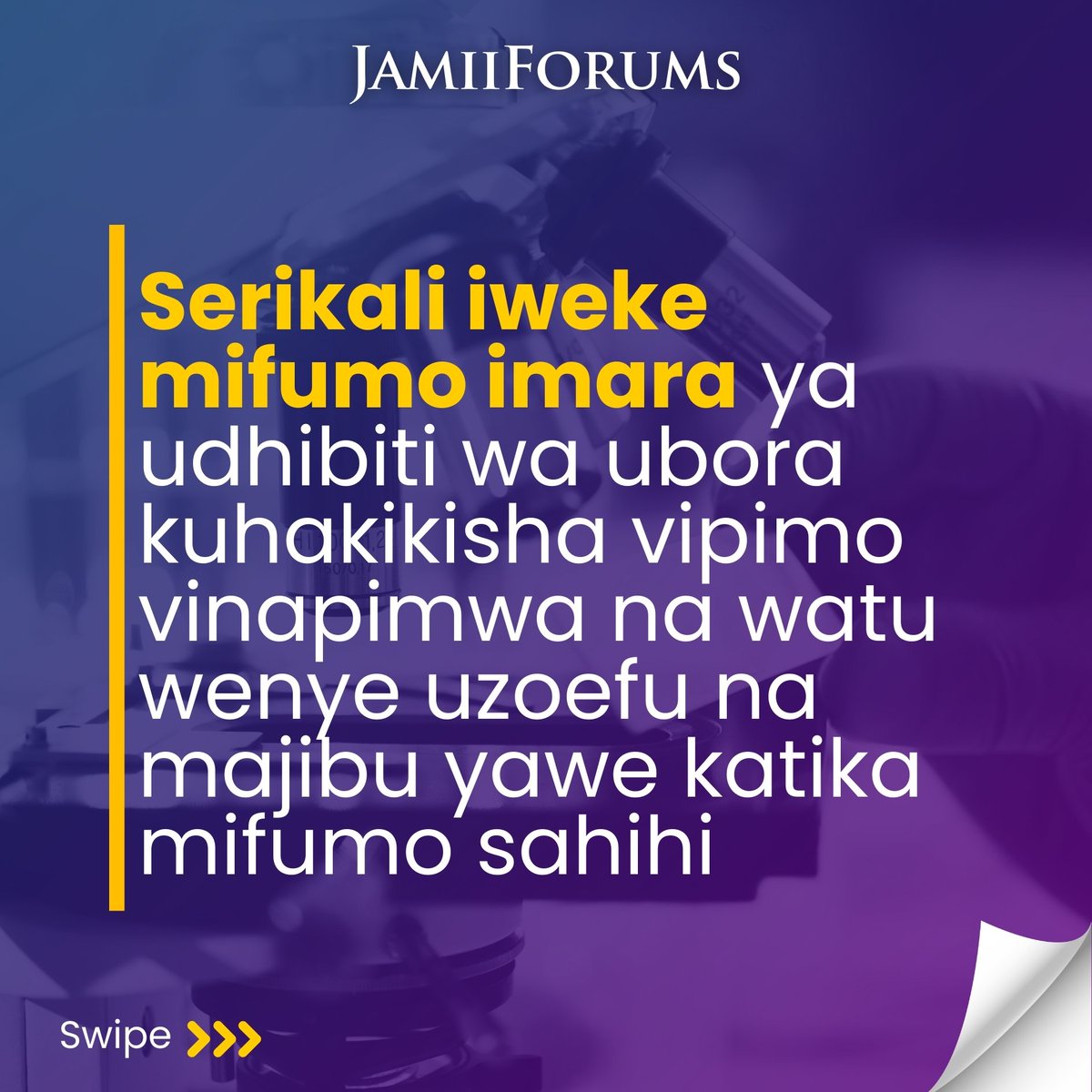JamiiForums's tweet image. Chama cha Maabara ya Matibabu #Tanzania (#TMLA) kimesema athari za Watu wasio na Utaalamu wa Maabara kuruhusiwa kufanya Vipimo vya Afya katika Zahanati na Hospitali kunaweza kusababisha majibu potofu ya vipimo, hivyo kupelekea Tiba itakayotolewa kutokuwa sahihi
Tamko limetolewa…