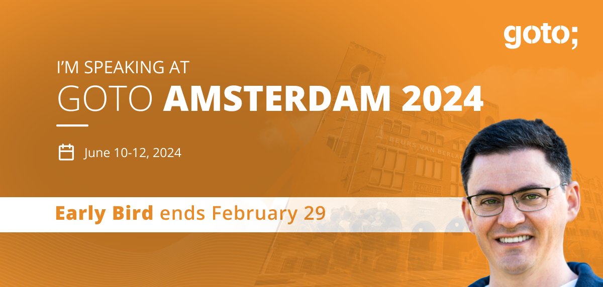 I'm really happy to come back as a speaker to GOTO Amsterdam in July. I'll be talking about #Sustainability in IT  #GreenSoftware